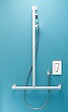 PELLET - Barre de douche modulable en T ou en L modèle ARSIS - Blanc- réf : 049820 - PELLET - vignette