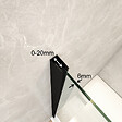PLANETE BAIN - Pare-baignoire fixe 90 x 140 cm aluminium noir mat verre trempé 6 mm anti-calcaire - vignette