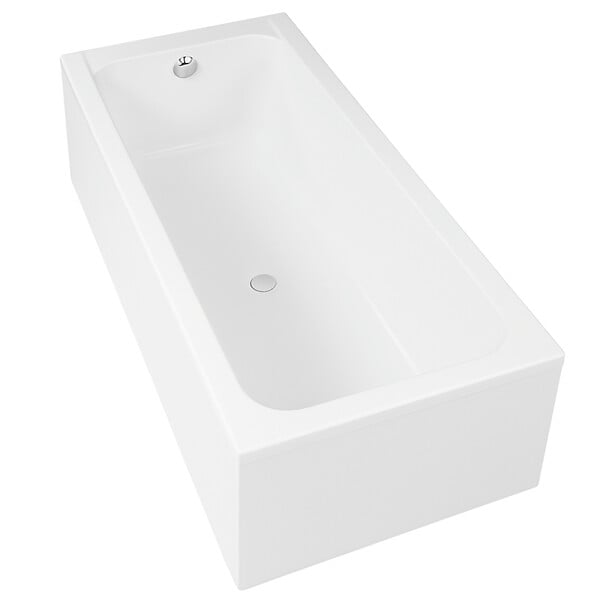 DURAVIT - Baignoire droite D-Code 170 x75 cm + Pare Bain gauche AURYS Mist 1 chromé version gauche - large