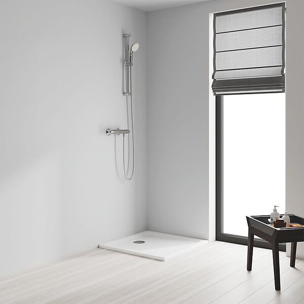 GROHE - Ensemble TEMPESTA 100 GROHE 27598001 - douchette 2 jets + barre 62 cm + flexible 175 cm - Chrome - large