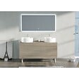 DISTRIBAIN - Meuble double vasque VENEZIA Scandinave (sans miroir) - vignette
