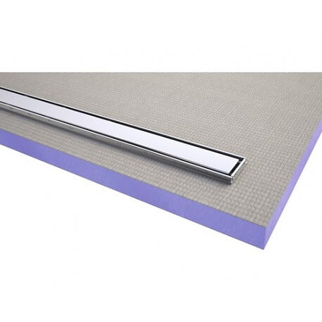 JACKON - JACKOBOARD Receveur à carreler Aqua line easy avec barrette 120x90 cm +  siphon horizontal (4515477 + 4515478) - large