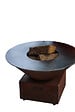GRILL'CHIC - Brasero Cevenol Pool Corten Rond 74 Simple Cuve - vignette