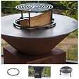 GRILL'CHIC - Pack Printemps Brasero Auvergnat Corten Normal Rond 62 Simple Cuve - vignette