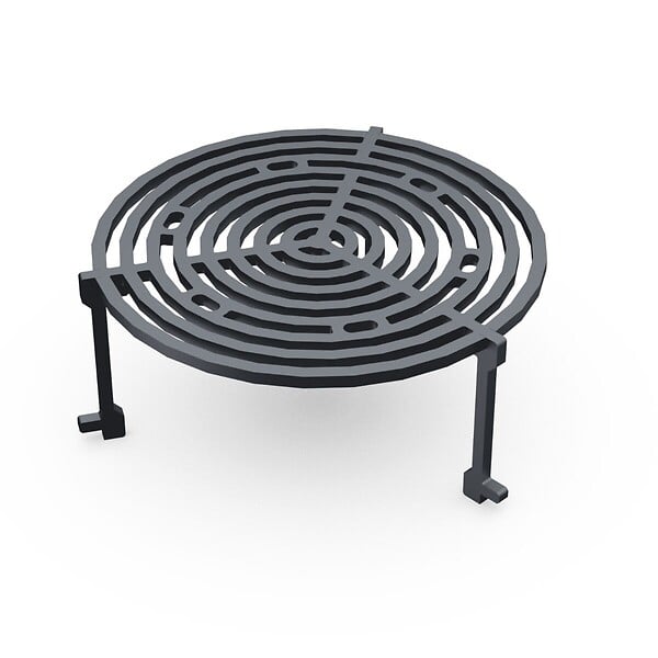 GRILL'CHIC - Pack Decouverte Brasero Classique Acier 103 Gris Anthracite Double Cuve - large