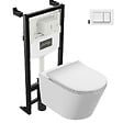 JACOB DELAFON - Pack WC suspendu sans bride Bastille + bâti support - vignette