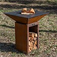 GRILL'CHIC - Pack Printemps Brasero Cevenol Corten Normal Carre 74 Simple Cuve - vignette