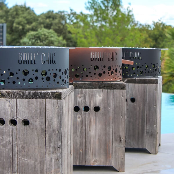 GRILL'CHIC - Brasero Ptit Grill Acier Noir - large