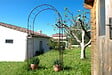 CENTRALE BRICO - Arche tube ROND20 treillage fer vieilli - 130x40x250 cm - Acier époxy - vignette