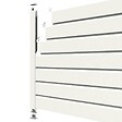 CLOSEA - Kit cloture - Lame 16cm   - PVC Blanc - LG: 12m x H: 1m44 - vignette