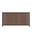 DECKLINEA - Kit Occultation Composite - L2,5 x H1,23m - Couleur : Brun - Haute Resistance - Occultant Pour Grillage Rigide - vignette