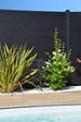 CENTRALE BRICO - Déco en métal à planter Coquelicot - 22x70 cm - anthracite - vignette