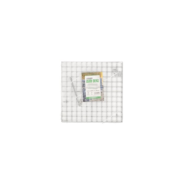 EASY CLOTURE - Gabion acier galvanisé L60 x H60 x Pr.30 cm tirants et crampons inclus - large