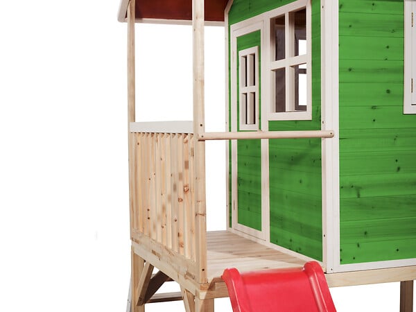 EXIT TOYS - Maisonnette en bois pour enfants Loft 300 Vert - Exit Toys - large