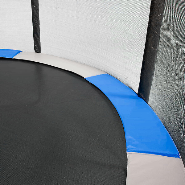 KANGUI - KANGUI Coussin de protection trampoline Ø 360 cm - Bleu et Gris - large