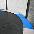 KANGUI - KANGUI Coussin de protection trampoline Ø 360 cm - Bleu et Gris - vignette