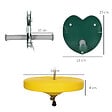 OUTSUNNY - Kit complet tyrolienne 25 m - câble épais, poulie, poignées antidérapantes, assise PE - accessoires inclus - vignette