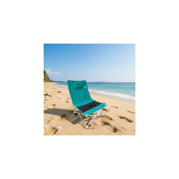 O'BEACH - Siège de plage pliable - Housse de transport inclus - Dimensions : 40 x 40 x 70 cm - large