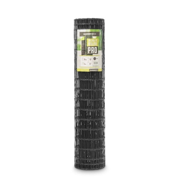 EASY CLOTURE - Grillage soudé en rouleau H1m50 x L25m fil 2.5mm maille 100x50 mm Gris anthracite - large