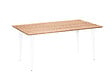 JARDILINE - Ensemble repas table de jardin rectangulaire en bois teck Maldives avec 4 fauteuils Maldive - Jardiline - vignette