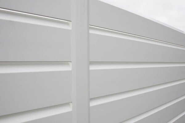 CLOSEA - Kit départ clôture PVC blanc – lg : 1m50 x ht : 1m30 - large