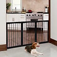 PAWHUT - Barrière modulable pliable barrière de sécurité 160L x 76H cm MDF - vignette
