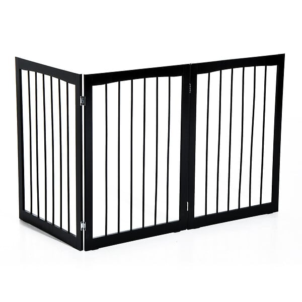 PAWHUT - Barrière modulable pliable barrière de sécurité 160L x 76H cm MDF - large