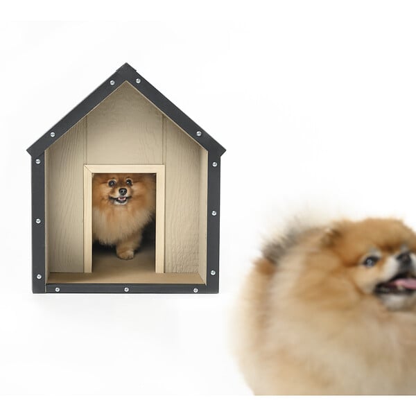 TIMBELA - LP SmartSide Niche pour chien - Chenil pour petits chiens, 48 x 74 x H58 cm, Taille S - TIMBELA M970-1 - large