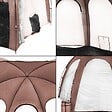 COCOONING WATER - WATERCLIP Tente dôme abri de piscine et spa - 3.4m x 3.9m H2.2m - vignette