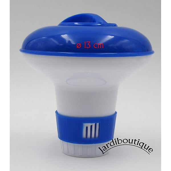 KOKIDO - Petit doseur diffuseur de chlore ou brome flottant en plastique pour petite pastille - large