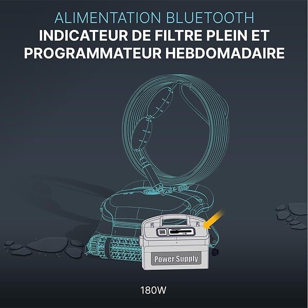 DOLPHIN - Alimentation Dyn Wt + Bluetooth Pour Robot Dolphin (voir Liste) - 9995679-ASSY - large