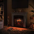 CENTRALE BRICO - Cheminée électrique connectée 1400W - HELMI Powerflame 2 - effets flammes 3D et crépitement - Gris - vignette