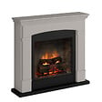 CENTRALE BRICO - Cheminée électrique connectée 1400W - HELMI Powerflame 2 - effets flammes 3D et crépitement - Beige - vignette