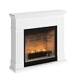 CENTRALE BRICO - Cheminée électrique à bougies parfumées - LARSEN Zenflame - Effets flammes et crépitement - Blanc - vignette