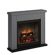 CENTRALE BRICO - Cheminée électrique connectée 1400W - FRODE Powerflame 2 - effets flammes 3D et crépitement - Gris - vignette