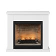 CENTRALE BRICO - Cheminée électrique à bougies parfumées - FRODE Zenflame - Effets flammes et crépitement - Blanc - vignette