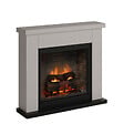 CENTRALE BRICO - Cheminée électrique connectée 1400W - FRODE Powerflame 2 - effets flammes 3D, et crépitement - Beige - vignette