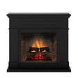 CENTRALE BRICO - Cheminée électrique connectée 1400W - LARSEN Powerflame 2 - effets flammes 3D et crépitement - Noir - vignette