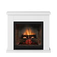CENTRALE BRICO - Cheminée électrique connectée 1400W - FRODE Powerflame 2 - effets flammes 3D et crépitement - Blanc - vignette
