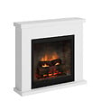 CENTRALE BRICO - Cheminée électrique connectée 1400W - FRODE Powerflame 2 - effets flammes 3D et crépitement - Blanc - vignette