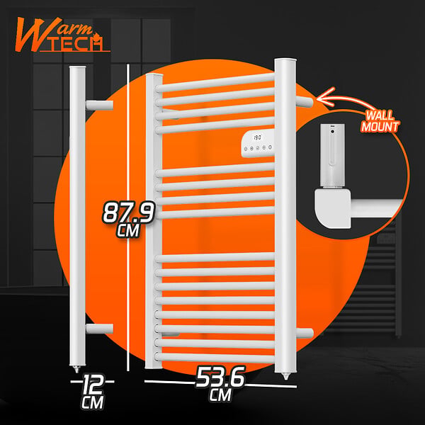 WARM TECH - Radiateur sèche serviettes sans fluide 500W - large