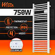 WARM TECH - Radiateur sèche serviettes sans fluide 750W - vignette