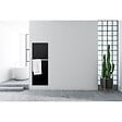 CEANOTHE - Radiateur électrique Allure noir 45x120 cm - vignette