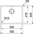 FRANKE - Franke Sirius - SID 110-50 Tectonite® Carbone Evier Sous Plan - vignette
