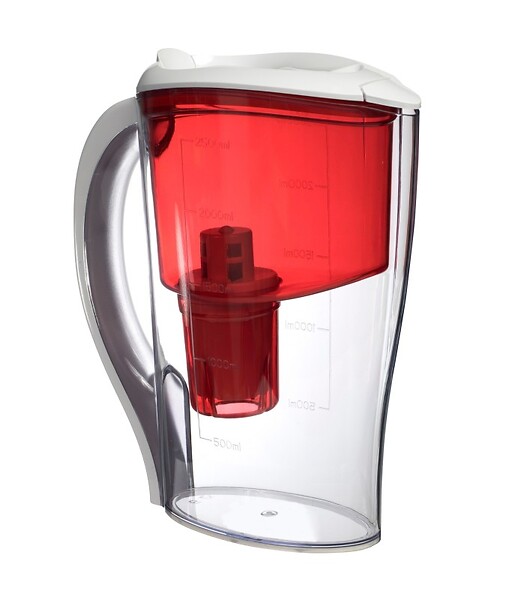 APIC - Pack 12 Cartouches et carafe filtrante rouge offerte - large