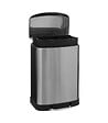5 FIVE SIMPLY SMART - Poubelle en Métal Inox  50 Litres ouverture à pédale - vignette
