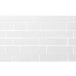 ID MARKET - Crédence adhésive murale effet carrelage métro blanc 10 pcs 30x30 cm - vignette