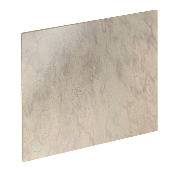 FORESTEA - Crédence cuisine stratifiée HPL réversible blanc/pierre naturelle 3000 x 640 x 13 mm FSC - large