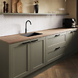 FORESTEA - Plan de travail stratifié CPL Noyer 3020 x 635 x 28 mm - FSC MIXTE 70% - vignette