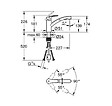 GROHE - Mitigeur Avec Douchette Acier Mat - 30305DC1 - vignette